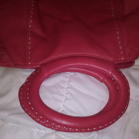 Ann Taylor smooth soft leather tote bag Pink - Picture 14 of 15